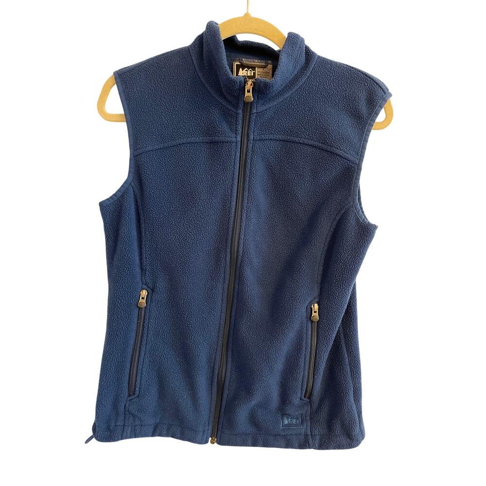 REI fleece vest - blue - Small